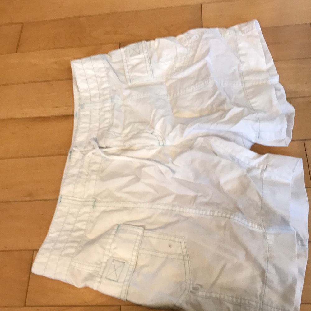 White Athleta shorts
